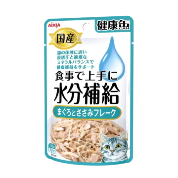 Aixia Kenko Pouch Water Supplement Tuna & Chicken Fillet Flakes 40g x 12 Aixia Kenko Pouch Water Supplement Tuna & Chicken Fillet Flakes 40g x 12